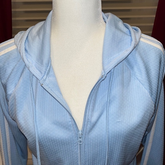 Pro spirit hooded zipper jacket Sz Small sporty athletic sweatshirt top - Picture 2 of 9